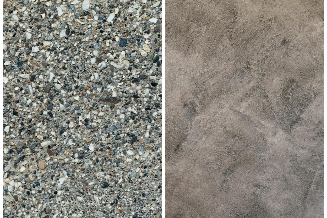 pebble mix vs stipple finish
