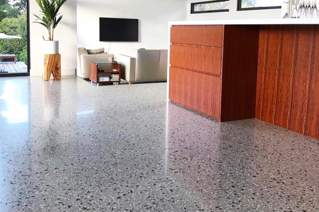 Vicmix polished concrete floor